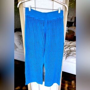 Free People Beach mesh sweater pant cover up